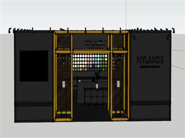 廣州設計周-麥德蘭展臺正面效果圖