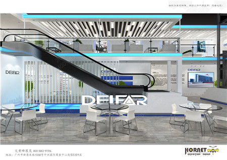 德爾法電梯上海電梯展臺設計制作