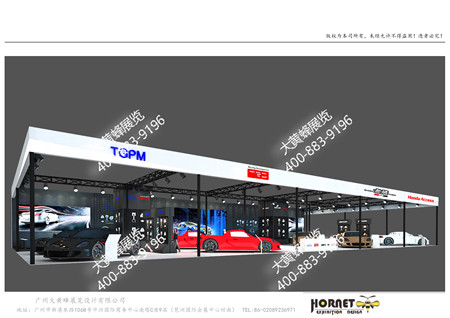 時利和汽車廣州汽車展特裝展臺設計