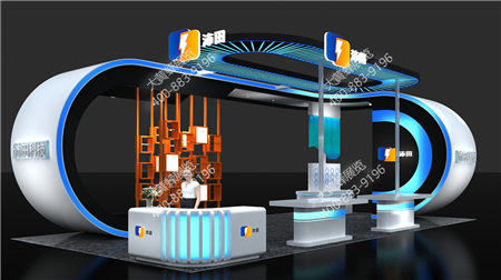 深圳光博會科技感展臺設計方案分享之沛田科技