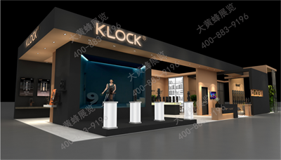 廣州建材展展位設計搭建案例解讀之KLOCK